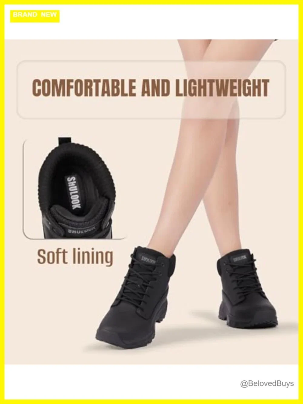 Non Slip Work Boots Waterproof Slip-Resistant Ankle Booties Chef Kitchen Shoes
